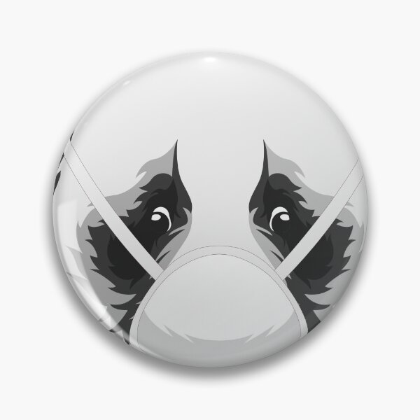 Item preview, Panda with a health mask designed and sold by Marchart Studio.
