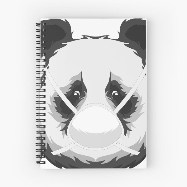 Item preview, Panda with a health mask designed and sold by Marchart Studio.