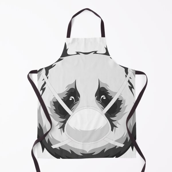 Item preview, Panda with a health mask designed and sold by Marchart Studio.