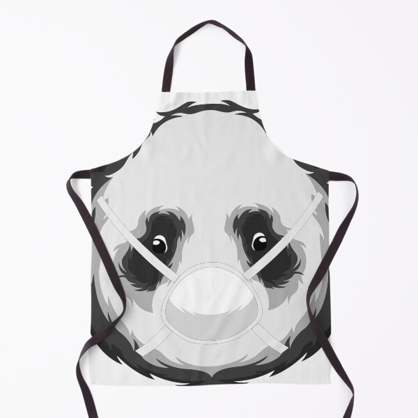 Item preview, Cute panda with a health mask designed and sold by Marchart Studio.