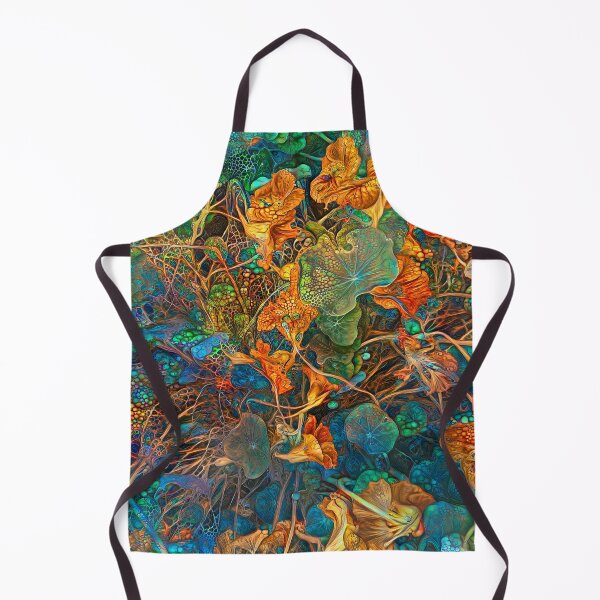 Item preview, Abstract digital painting of extraterrestrial flowers designed and sold by blackhalt.