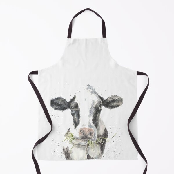 Cheeky Moo, Highland Cow Apron for Sale by Jane Stanley