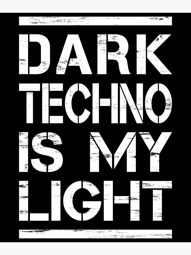  Rave Festival  Rave Berlin Techno  Dark Techno  Poster by 