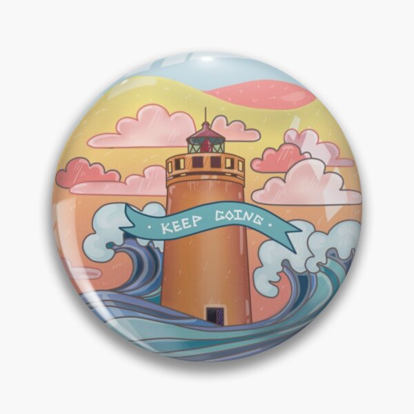 Item preview, Keep Going Lighthouse designed and sold by Galactic-deer.