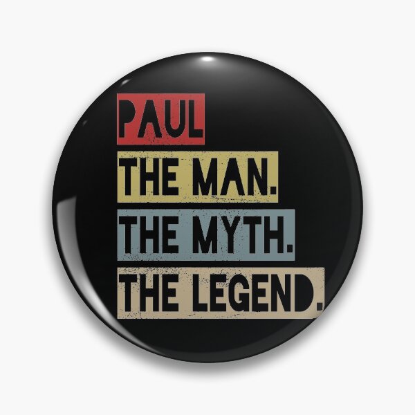 Item preview, Paul - The Man. The Myth. The Legend. designed and sold by CustomParadise.