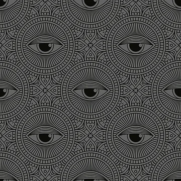 Artwork thumbnail, Eyes Pattern by mischellero