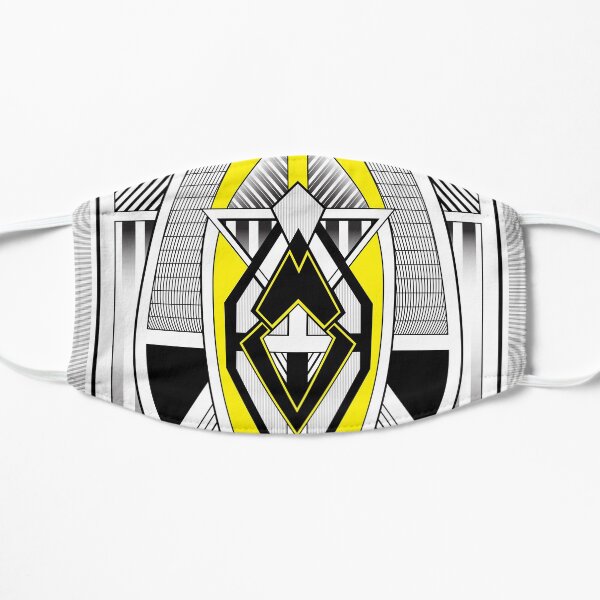 The Wasp - Art Deco Minimalist Design Flat Mask