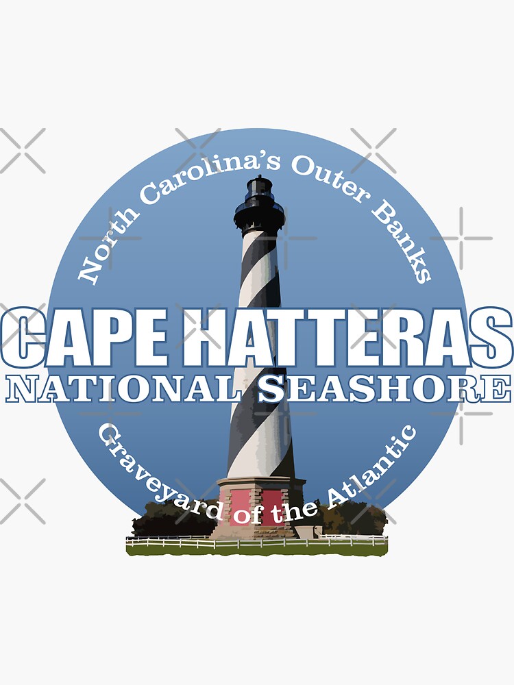 Thumbnail 3 of 3, Sticker, Cape Hatteras National Seashore designed and sold by curranmorgan.