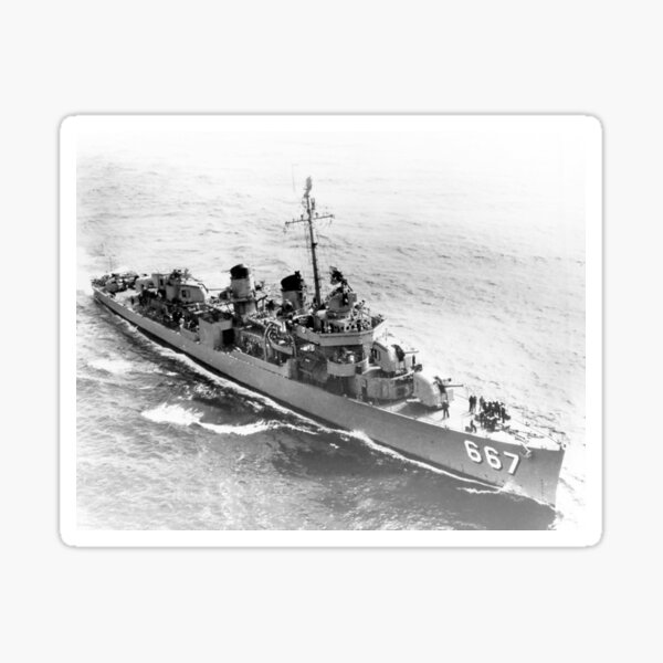 USS CHAUNCEY (DD-667) SHIP'S STORE Sticker