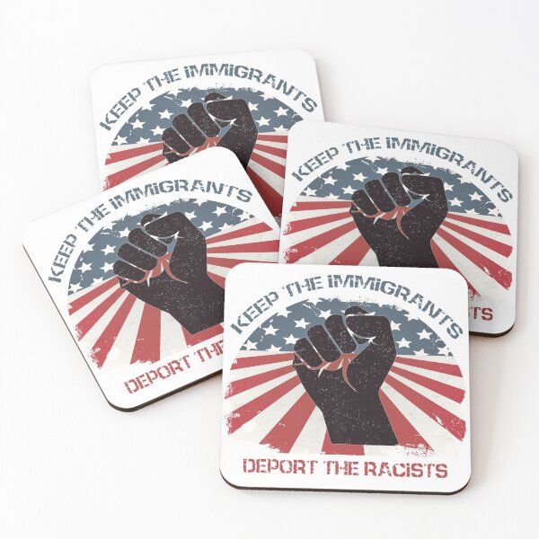 Item preview, Keep The Immigrants Deport The Racists designed and sold by smallcatvn.
