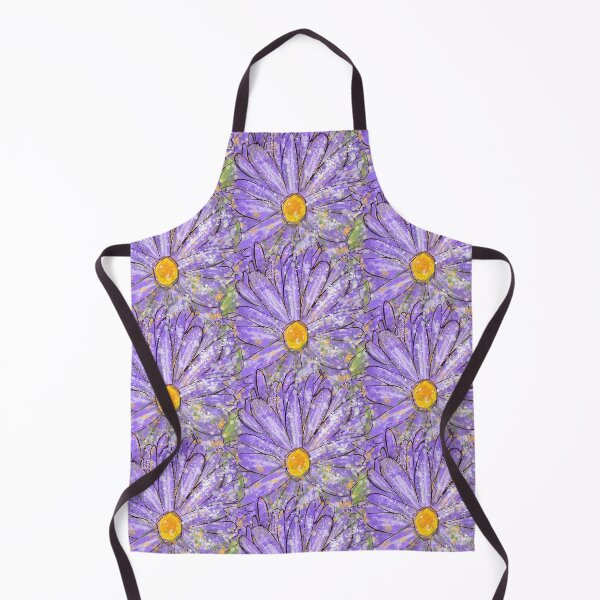 Item preview, Purple Aster Flowers: Whimsical Digital Floral Design designed and sold by Clare Walker.