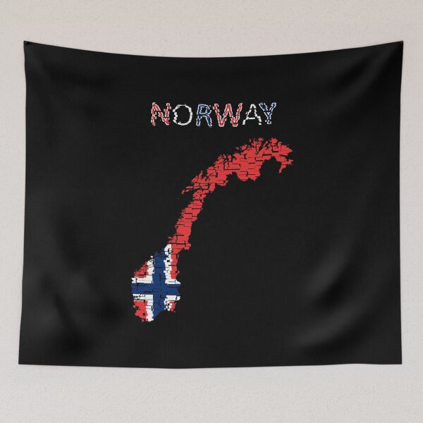 Item preview, Norway Flag - Art design designed and sold by AndiHK.