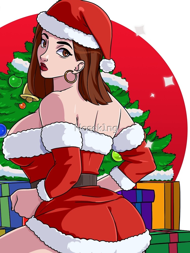 Mrs. Claus Sexy Christmas Anime Girl Leggings for Sale by Nosek1ng