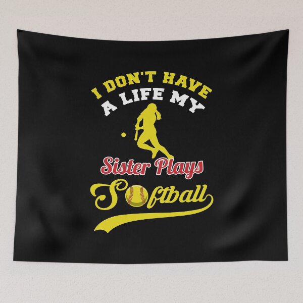 Item preview, Proud Sibling Brother Sister Fun Softball Catcher designed and sold by Sandra78.
