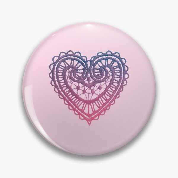 Item preview, Heart lace - trasp pink purple - photoart designed and sold by MerchbyBilly.