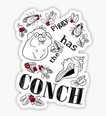 Piggy Has the CONCH Sticker