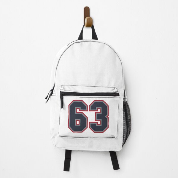 Item preview, 63 Navy Grey Red Sports Number Sixty-Three designed and sold by HelloFromAja.