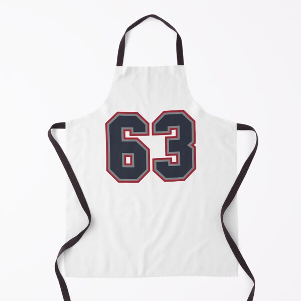 Item preview, 63 Navy Grey Red Sports Number Sixty-Three designed and sold by HelloFromAja.