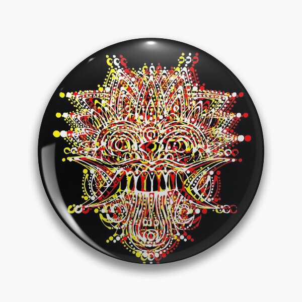Item preview, Bali Demon Mask - NEON JUNGLE designed and sold by Adam Palmeter.