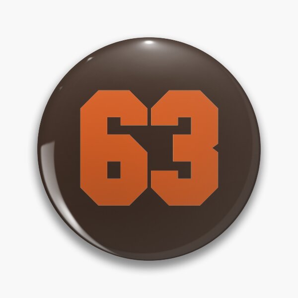 Item preview, 63 Number Cleveland Sports Sixty-Three Brown Jersey designed and sold by HelloFromAja.