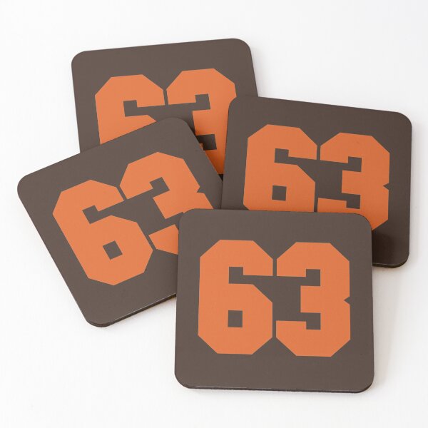 Item preview, 63 Number Cleveland Sports Sixty-Three Brown Jersey designed and sold by HelloFromAja.