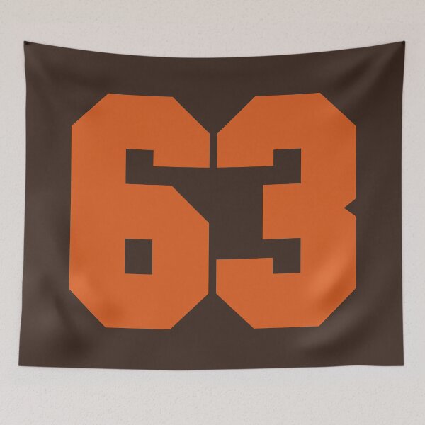 Item preview, 63 Number Cleveland Sports Sixty-Three Brown Jersey designed and sold by HelloFromAja.