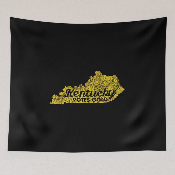 Item preview, Kentucky Votes Gold Distressed Style designed and sold by NoveltyMerch.