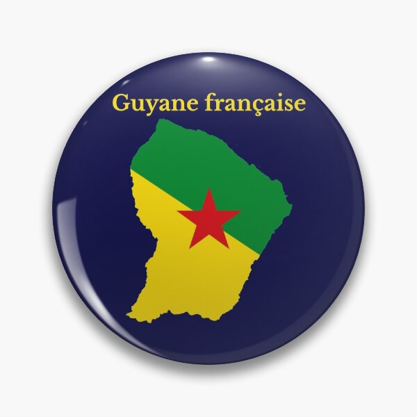 Item preview, French Guiana (Guyane française), Flag Map, French Region, France designed and sold by marosharaf.