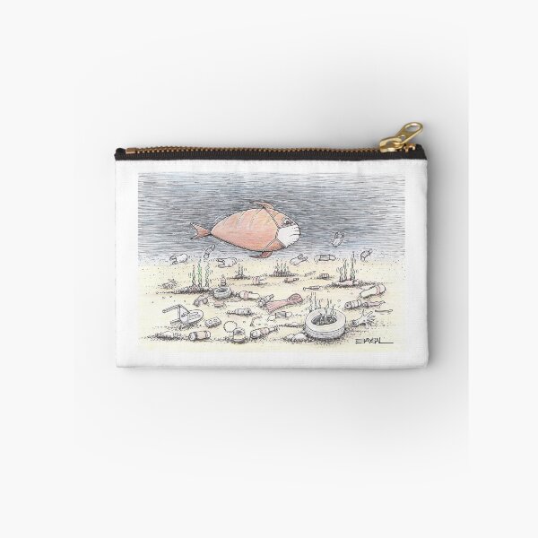 Item preview, sea,garbages and fish... designed and sold by Ercan BAYSAL.