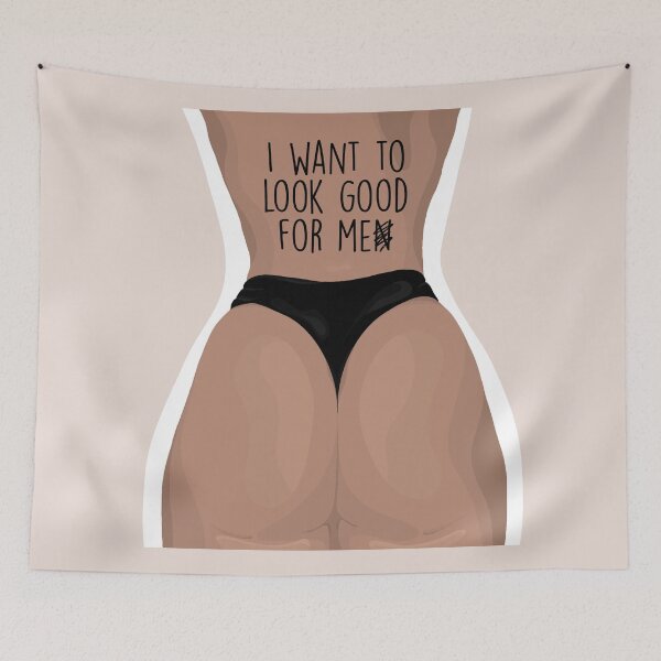 Item preview, I want to look good for me - Feminist quote - Empowerment - Body positive designed and sold by Sara Vissante.