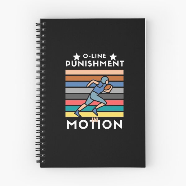 Item preview, O-Line Punishment In Motion American Football Player T-SHIRT designed and sold by zazluxe.