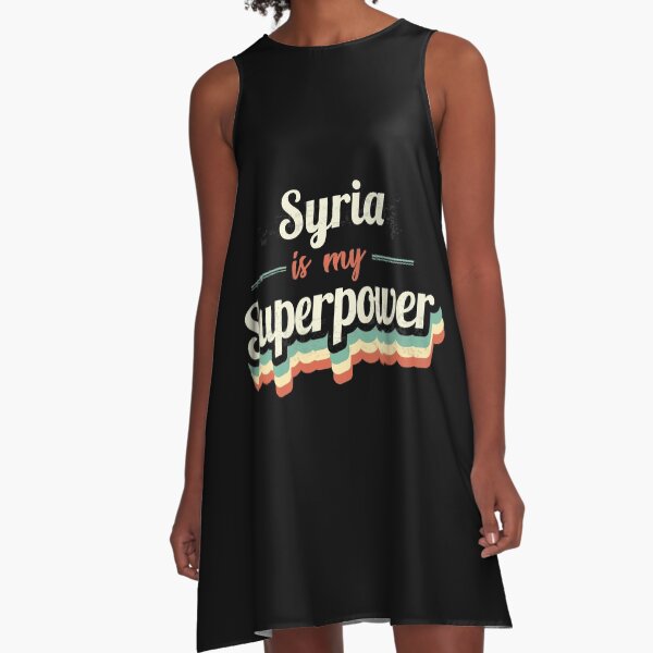 Proud to be born in Syria A-Line Dress