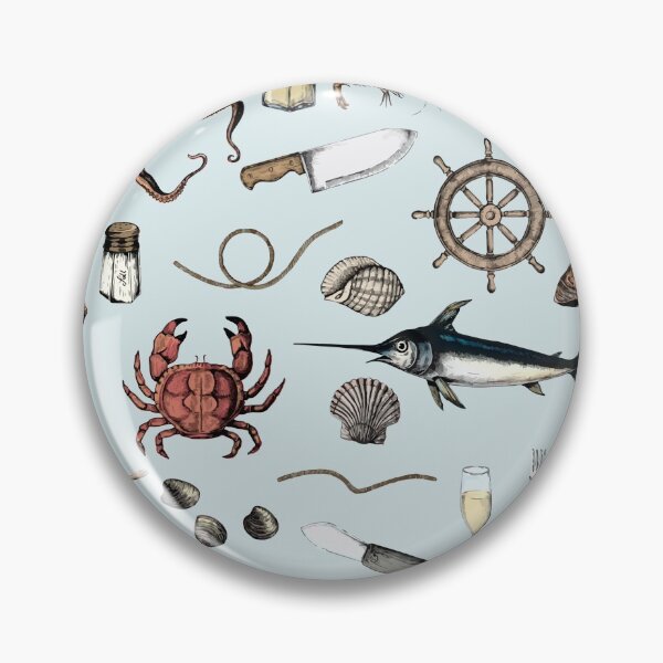 Item preview, Blue Nautical Pattern  designed and sold by newburyboutique.