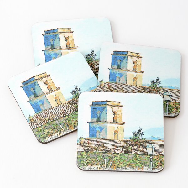 Item preview, Laureana Cilento: bell tower and lamppost designed and sold by Giuseppe Cocco.