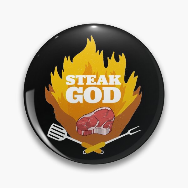 Item preview, Steak god grilling BBQ designed and sold by RJ-Art.