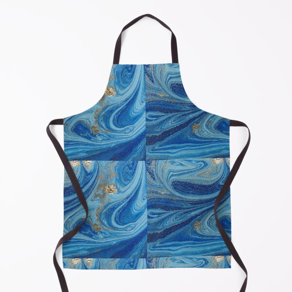 Item preview, Navy Blue & Gold Liquid Marble designed and sold by newburyboutique.