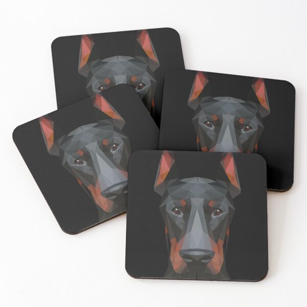 Item preview, Dog Doberman - Polygonal Art - D2 designed and sold by MVG designs.