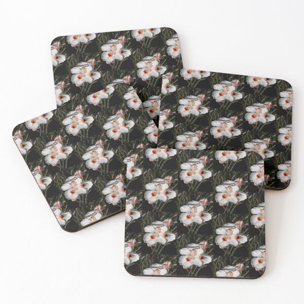 Item preview, Happy Wildflower White and Orange designed and sold by craftsbydaphy.