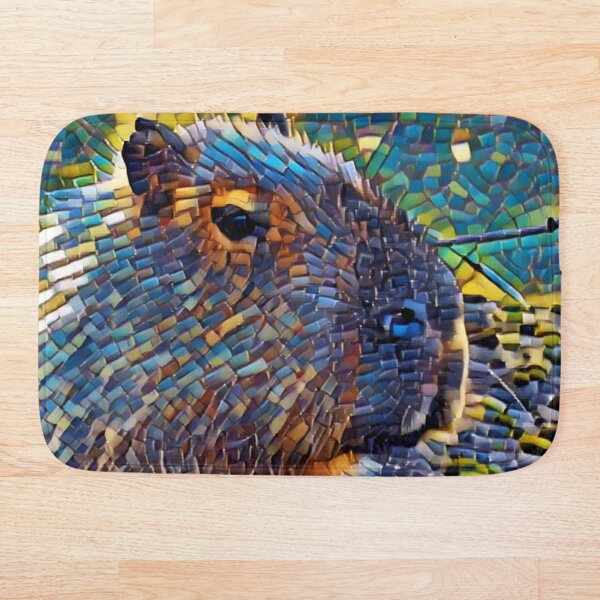 Aperçu de l'œuvre Mosaïque de Cappybara créée et vendue par StudioCorvid.
