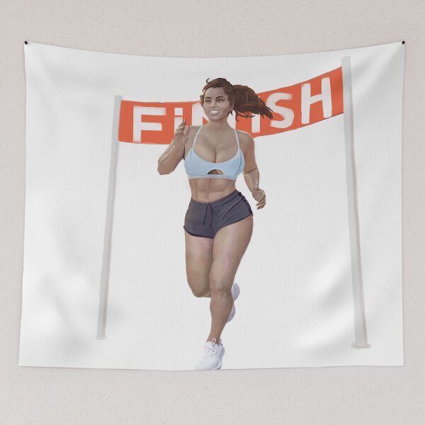 Item preview, Finish Line! - Sexy Runner Crossing Finish Line designed and sold by SithBoy.