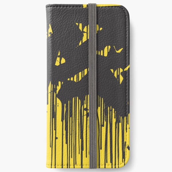 Yellow superdrip iPhone Wallet