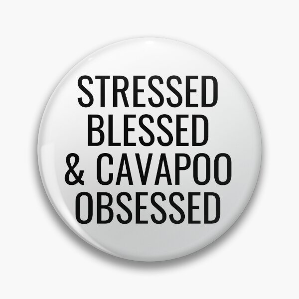 Item preview, Stressed Blessed & Doodle Obsessed designed and sold by thecavapootales.