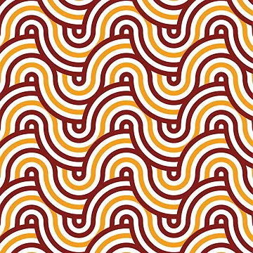 Artwork thumbnail, Horizontal Waves Pattern – Rogue Patterns by RoguePatterns