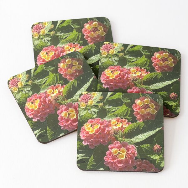 Item preview, Lantana Pink Yellow Flowers designed and sold by Kaushal Pal.
