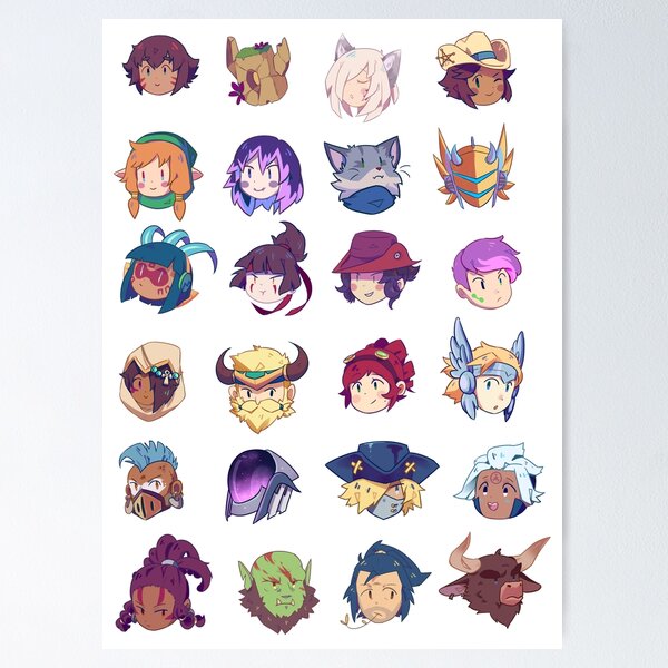 Item preview, Brawlhalla Legends Set 1 - Series 2 designed and sold by calamari-pop.