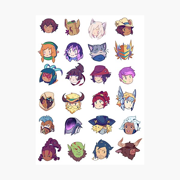 Item preview, Brawlhalla Legends Set 1 - Series 2 designed and sold by calamari-pop.