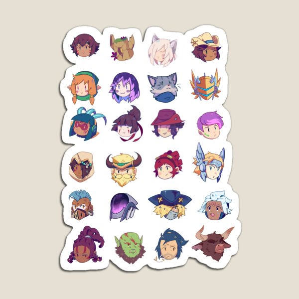 Item preview, Brawlhalla Legends Set 1 - Series 2 designed and sold by calamari-pop.