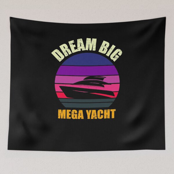 Item preview, Mega Yacht, Dream Big - Contemporary Vibe designed and sold by aksh-store.