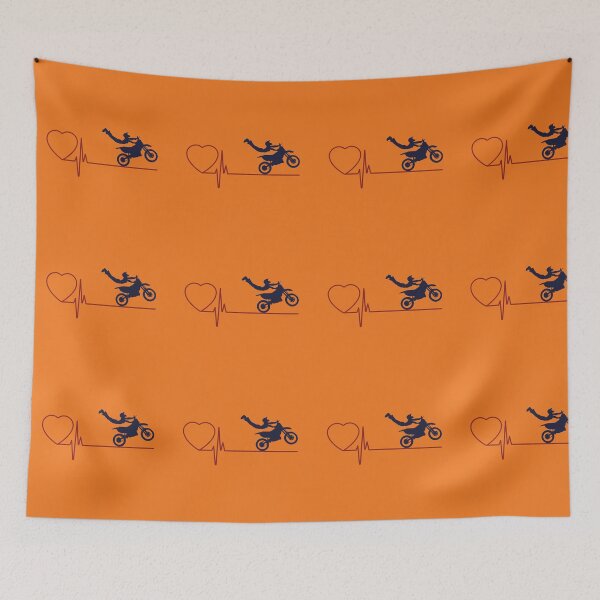 Item preview, Motorcycle Heartbeat  designed and sold by Peaceful Life Co.