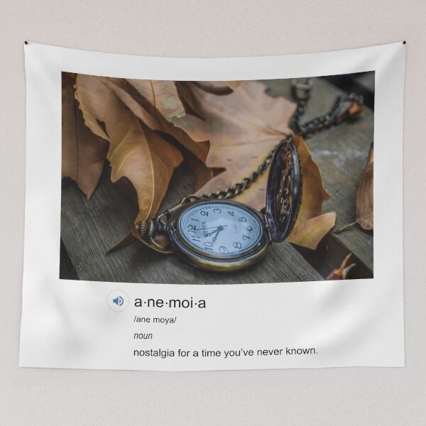 Item preview, Inspiring Word Anemoia Meaning Nostalgia designed and sold by TheSweven.